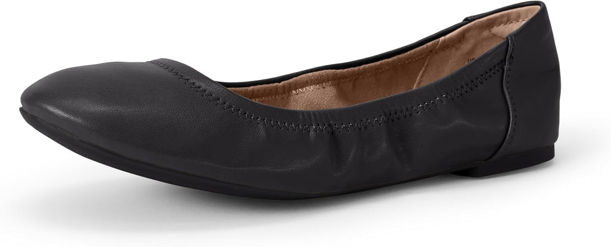 Women's Comfortable Round Toe Ballet Flats, Cushioned Memory Foam