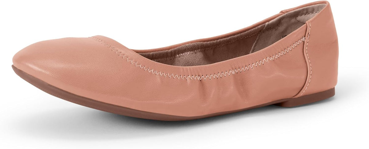 Women's Comfortable Round Toe Ballet Flats, Cushioned Memory Foam