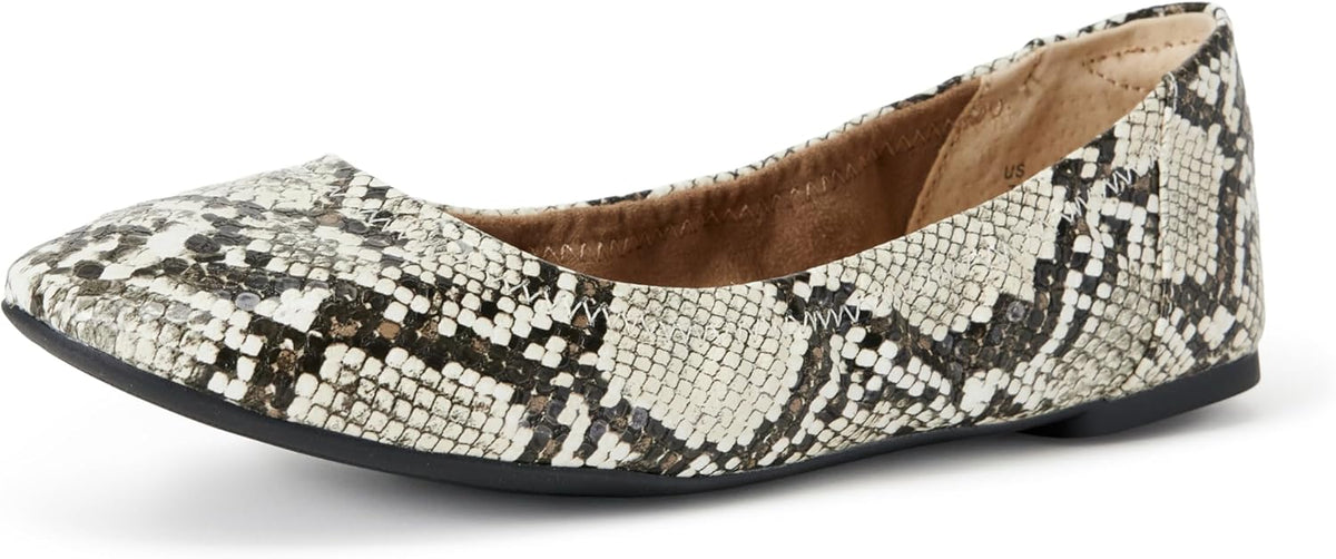 Women's Comfortable Round Toe Ballet Flats, Cushioned Memory Foam