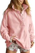 Sweatshirt for Women Oversized Henley