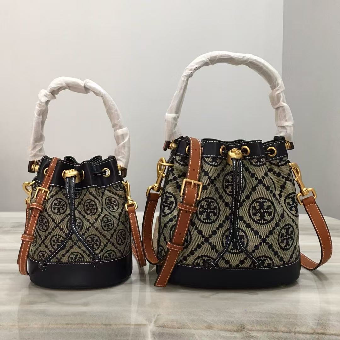 24TB Year of the Dragon New Canvas Cowhide One Shoulder Crossbody Fashion Trend Drawstring Bucket Bag Wine Bucket Pillow Tote Bag