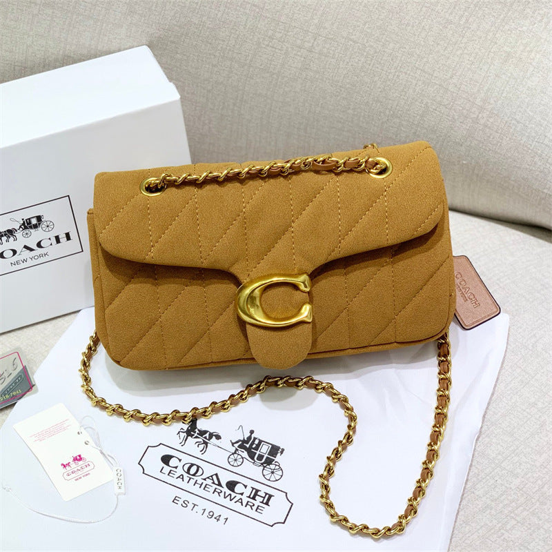Ko C lambskin Tabby26 diamond lattice Dionysian bag light luxury fashion chain hand-to-hand crossbody shoulder armpit women's bag