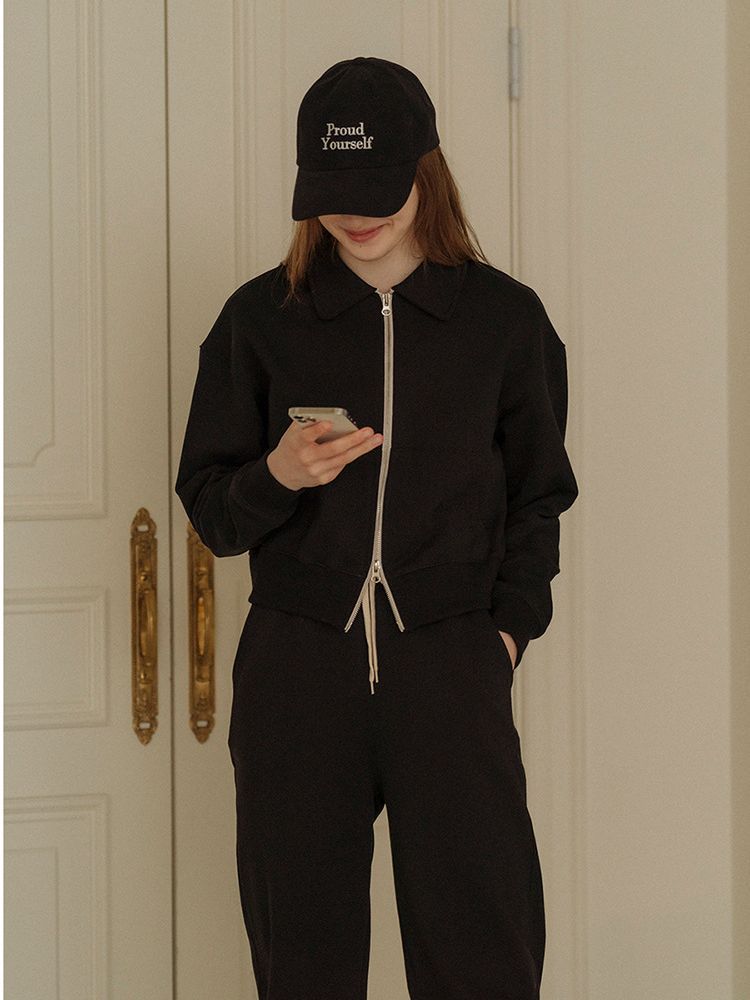 [Clearance Sale] Sweatshirt Set with Fleece, Women's Autumn/Winter Fashionable Casual Collared Sweatpants Sports Two-Piece Set