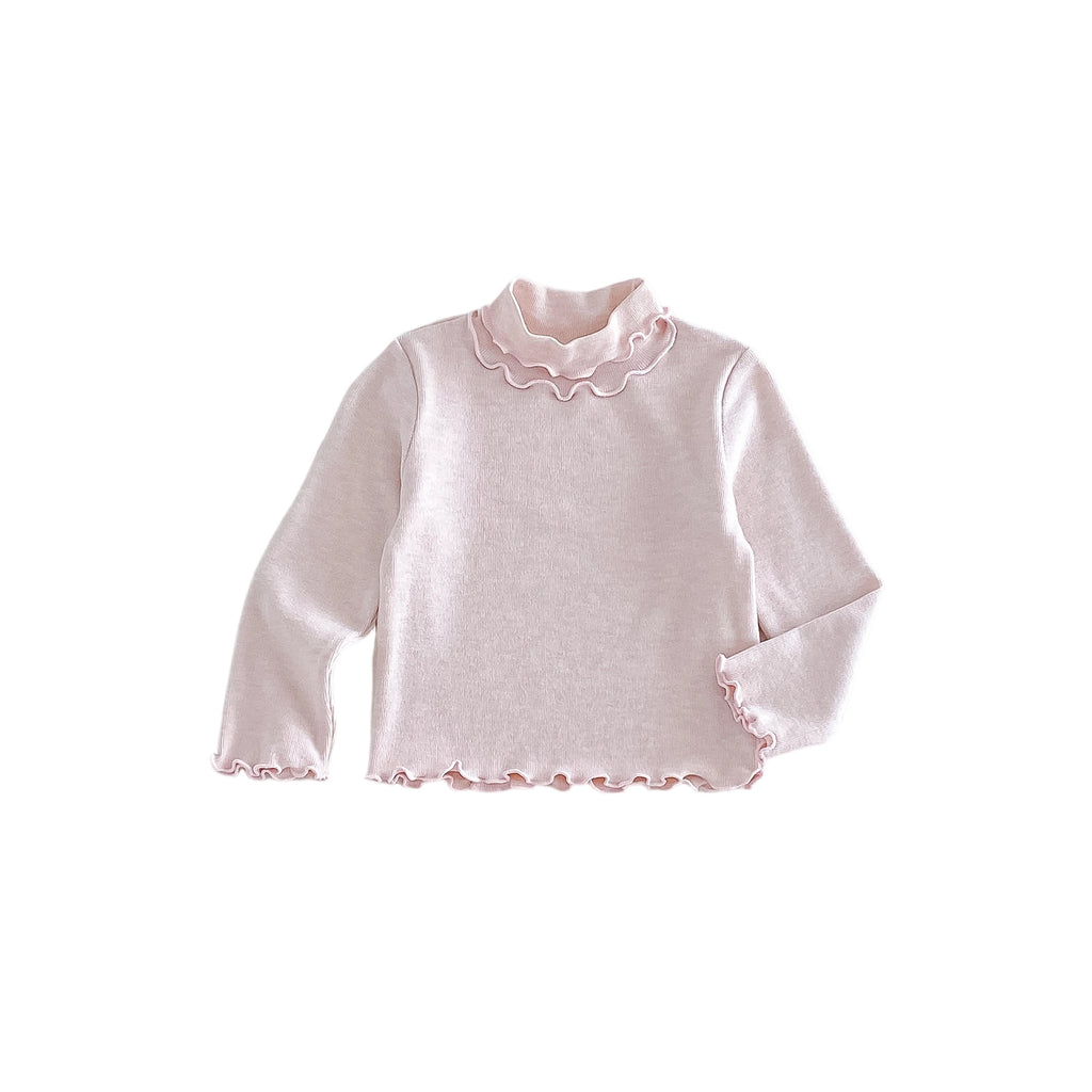 Girls' Side Base Layer 2026 Winter Baby Girl Thickened Mid-Turtleneck Inner Layer, Children's Winter Wear zdy6775