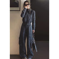 2026 Super Popular Casual Sportswear Set for Women, Spring and Autumn Loose Slimming Fashionable Premium Sweatshirt and Work Pants Two-Piece Set