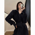 Salt sportswear suit women's spring and autumn new Korean version of student slimming loose fashion sweatshirt casual two-piece set