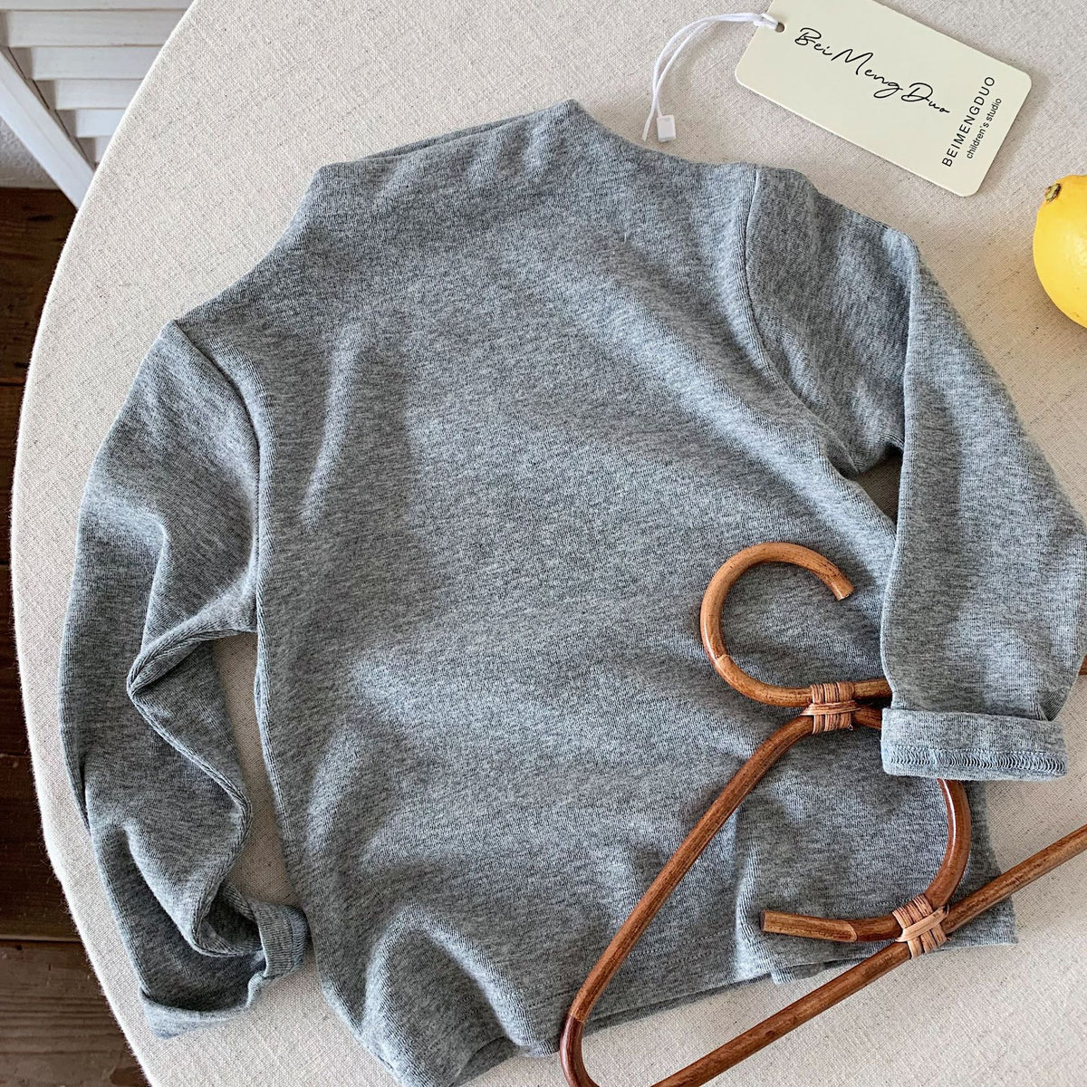 2026 Autumn New Korean-style Children's Multi-Color Off-Shoulder Base Shirt Stretch Skin-Friendly Solid Color Top for Boys and Girls