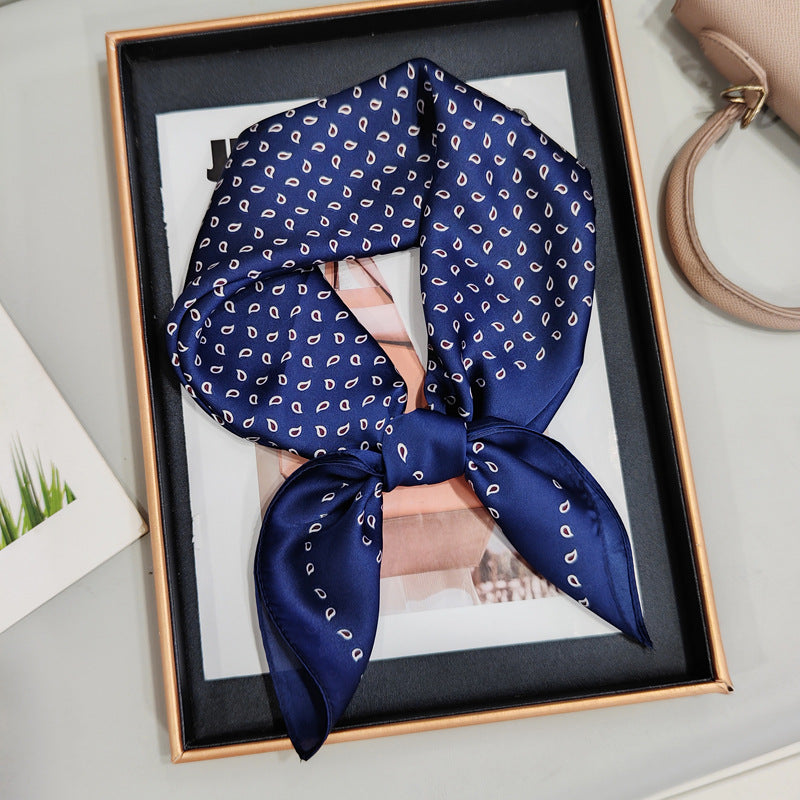 Silky Satin Printed Scarf