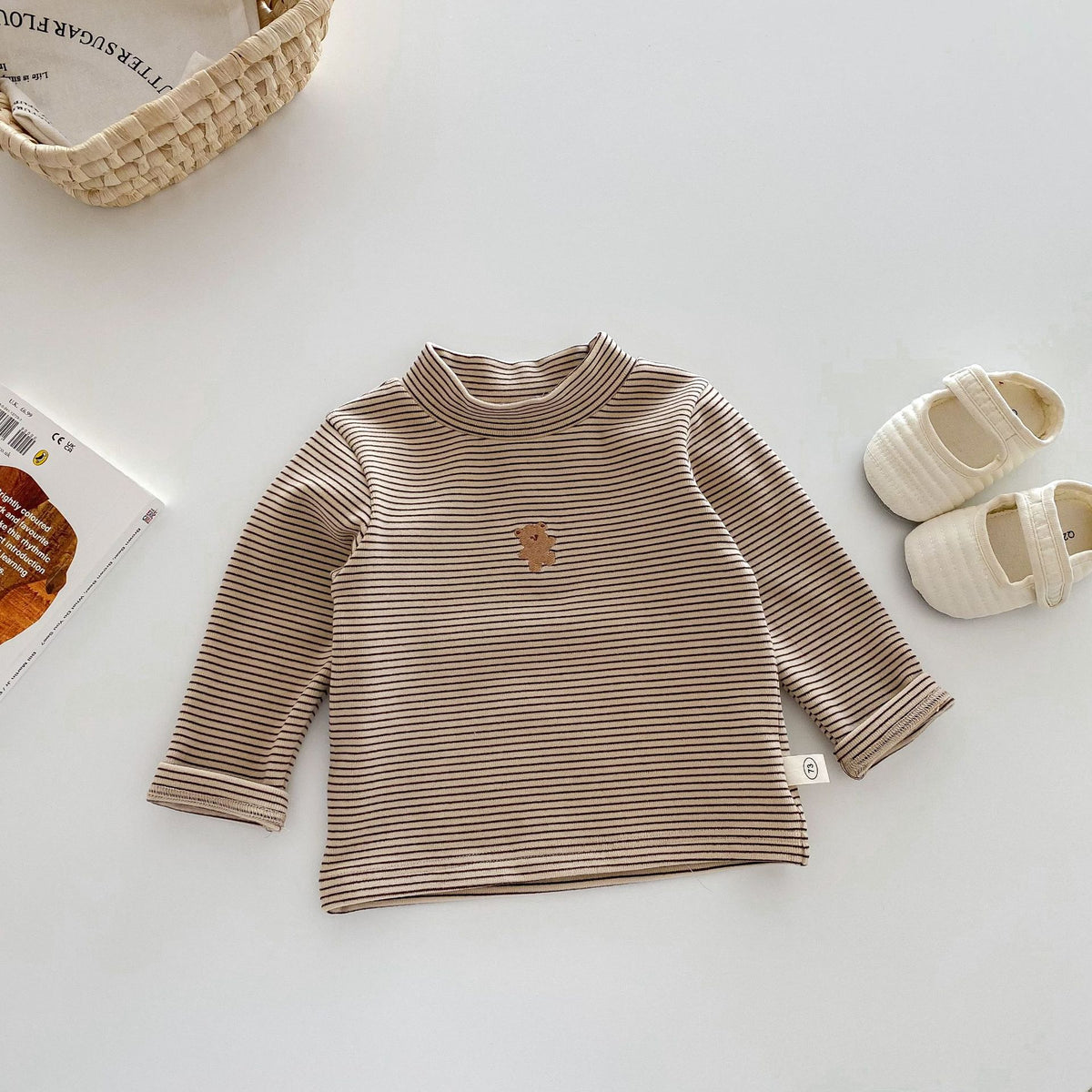Children's German velvet base shirt 0-5 years old winter small left small right girl foreign style cartoon with boys' winter clothes AY648