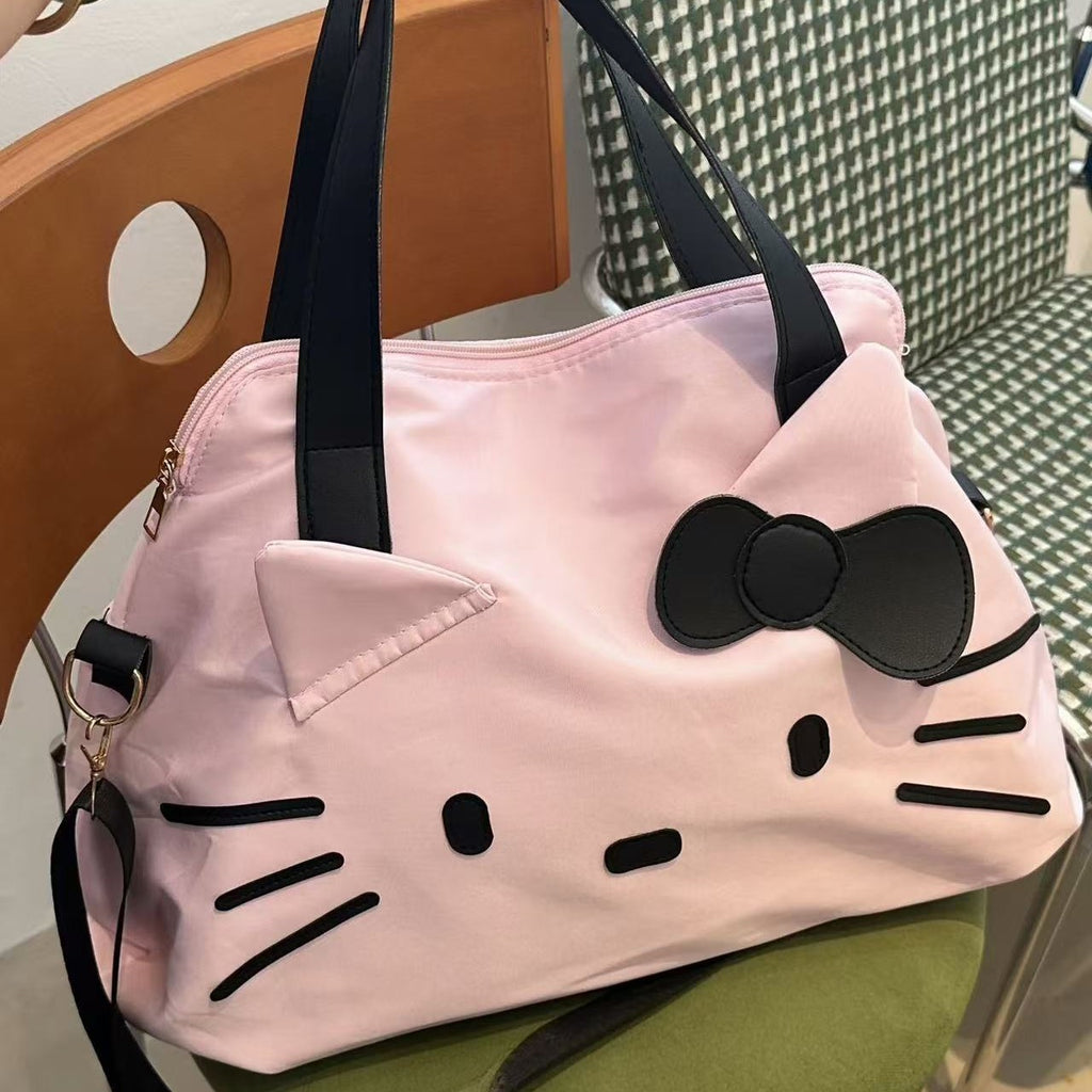 Hello Kitty girl shoulder bag, cartoon tote bag for women