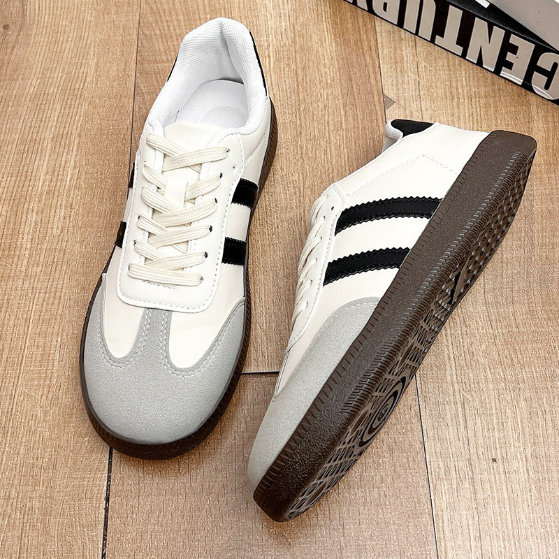 Women's spring flats, high-end versatile soft-soled casual women's moral training shoes, comfortable and comfortable for feet, Argan shoes for women, new autumn arrival