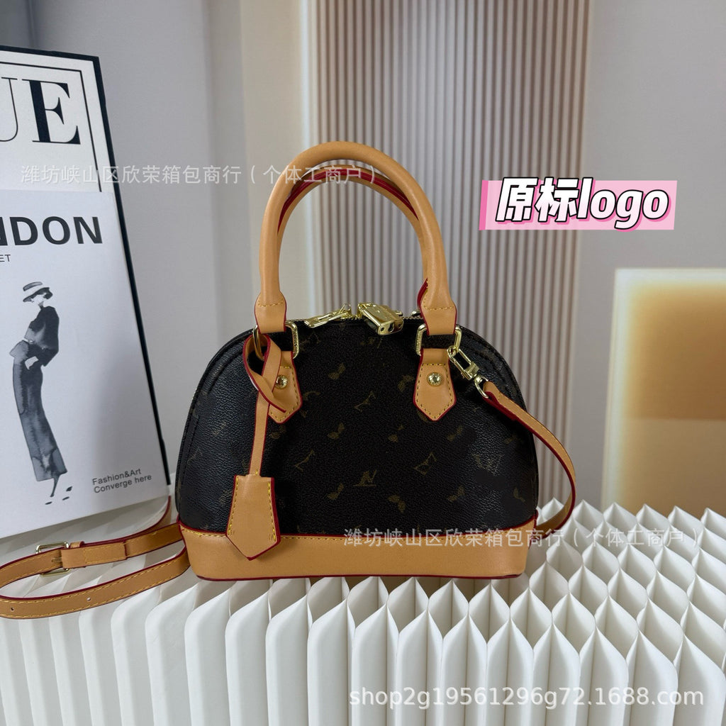 Monogram high-end single-shoulder women's bag
