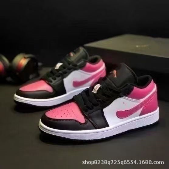 Putian Pure Original High-Quality Spring/Summer New Qiao 1 Hot Watermelon Pink Aj Men's and Women's Shoes Campus Trendy Casual Board