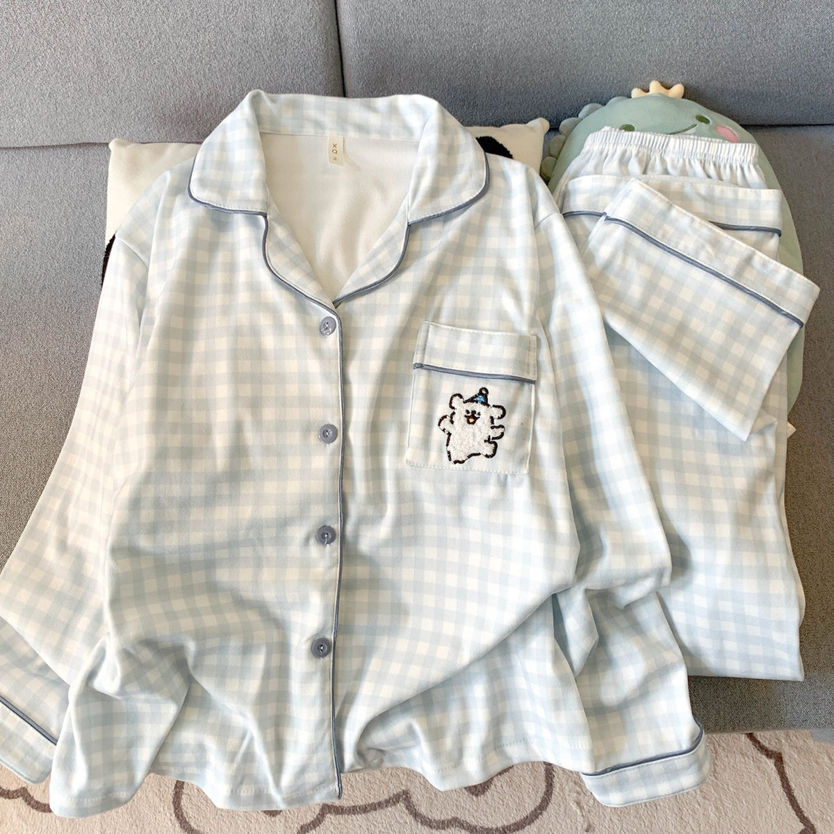 Miffy Rabbit Velvet Pajamas for Women, 2026 New Spring/Autumn/Winter Thickened Coral Plush Cute Girly Loungewear