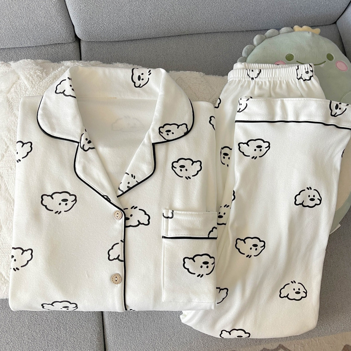 Miffy Rabbit Velvet Pajamas for Women, 2026 New Spring/Autumn/Winter Thickened Coral Plush Cute Girly Loungewear