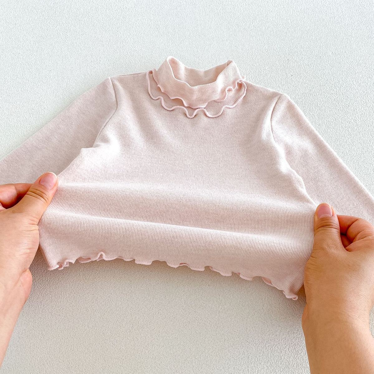 Girls' Side Base Layer 2026 Winter Baby Girl Thickened Mid-Turtleneck Inner Layer, Children's Winter Wear zdy6775