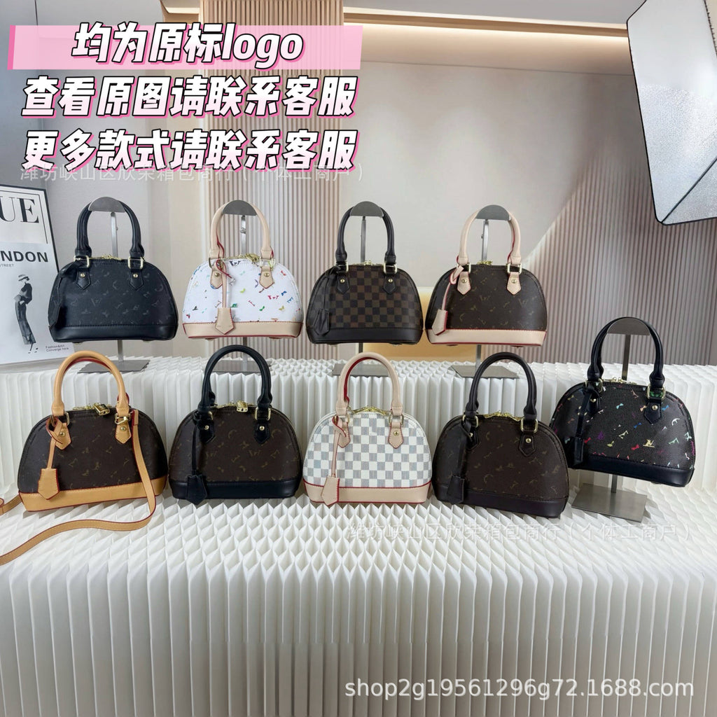 Monogram high-end single-shoulder women's bag