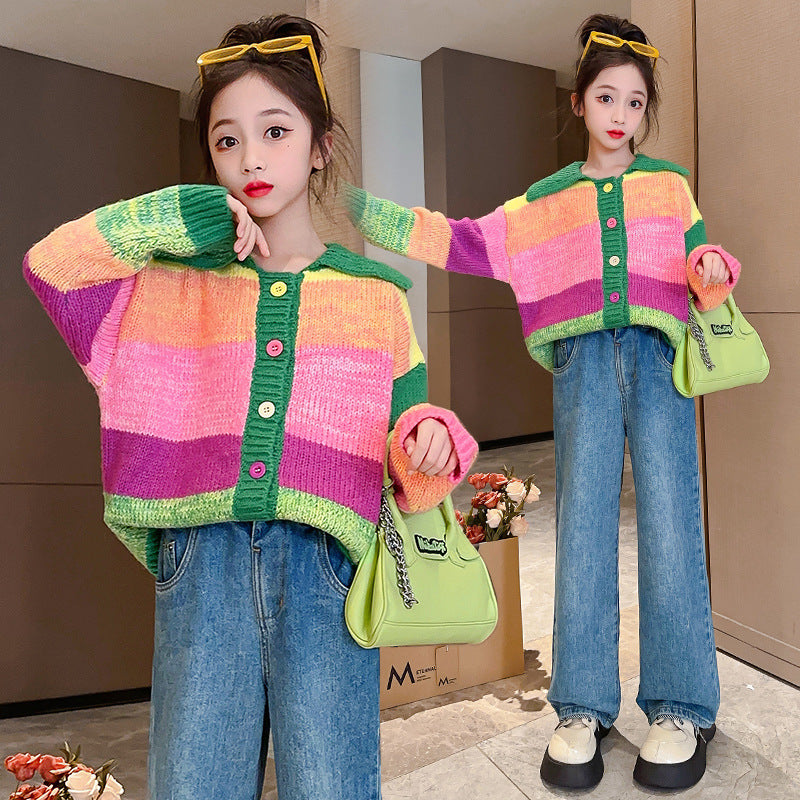 Girl's trendy sweater