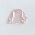 Girls' Side Base Layer 2026 Winter Baby Girl Thickened Mid-Turtleneck Inner Layer, Children's Winter Wear zdy6775