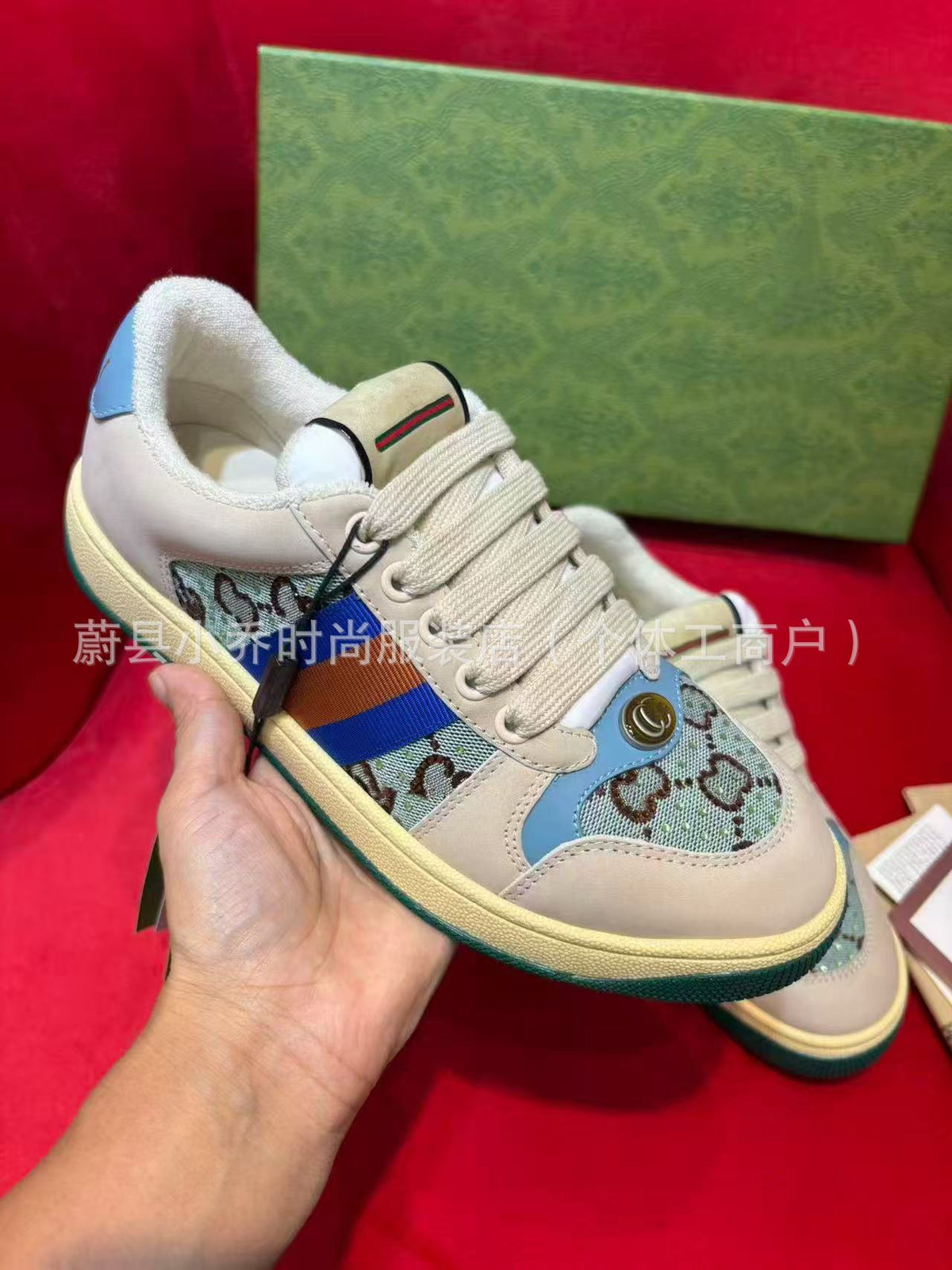 Guangzhou High-Quality Factory Direct Sale GG Family Dirty Shoes for Women 2025 New Casual Sports Shoes Suede White Sneakers for Women
