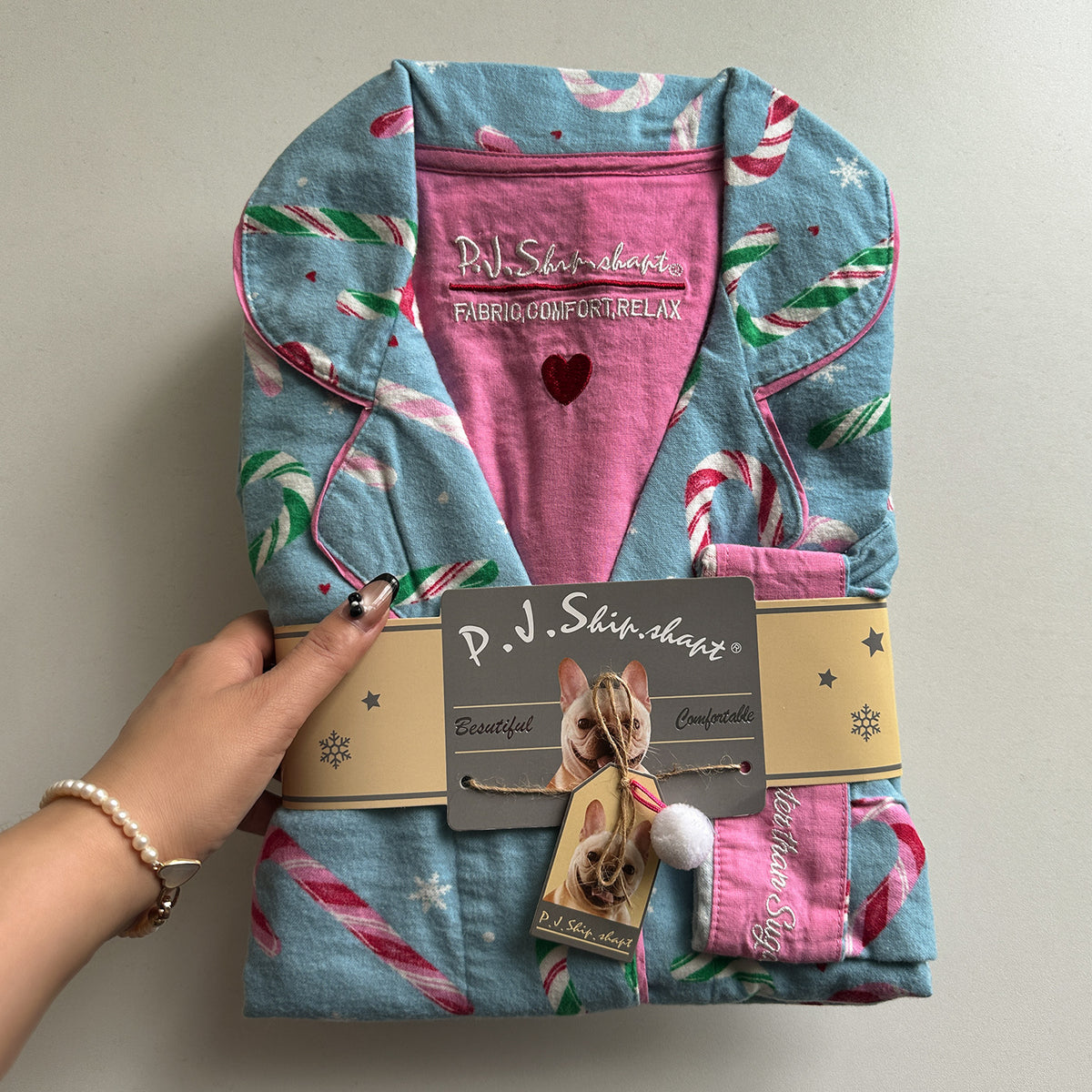 Strong push ~ foreign trade light luxury pjs pajamas spring and autumn sanded cotton pajamas women's long sleeves and pants loungewear pajama sets