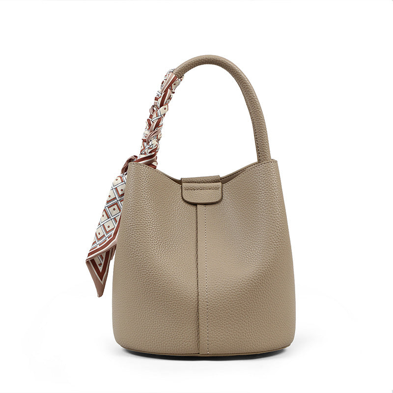 Bags 2026 new bags, women's bags, crossbody bags, spring and autumn high-end leather handbags, bucket bags, bags