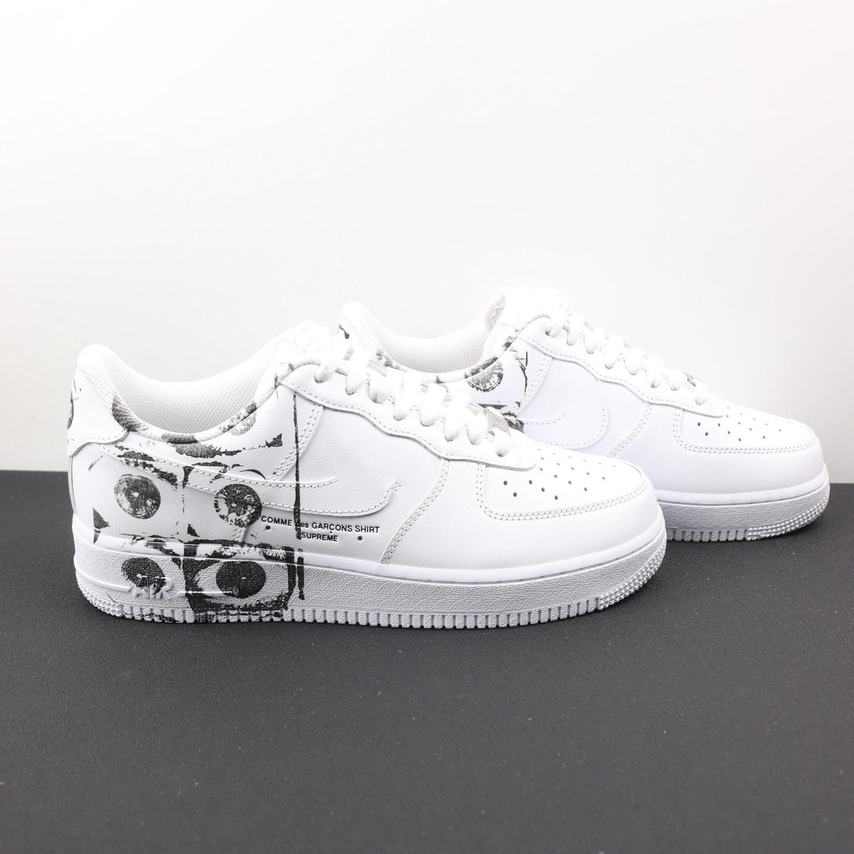 High-quality Air Force No.1 sneakers, women's thick-soled casual commuter white shoes, men's AF1 leather flat sports trendy shoes