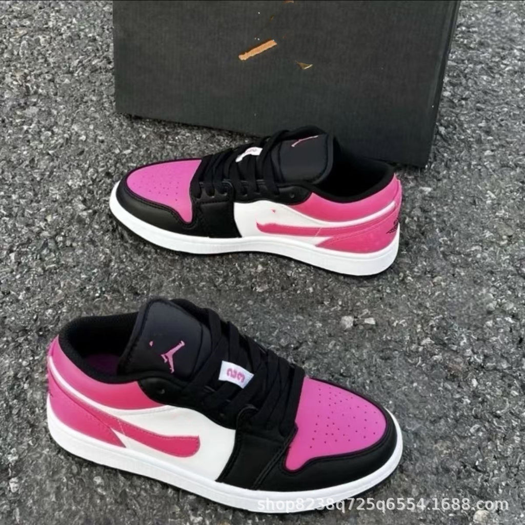 Putian Pure Original High-Quality Spring/Summer New Qiao 1 Hot Watermelon Pink Aj Men's and Women's Shoes Campus Trendy Casual Board