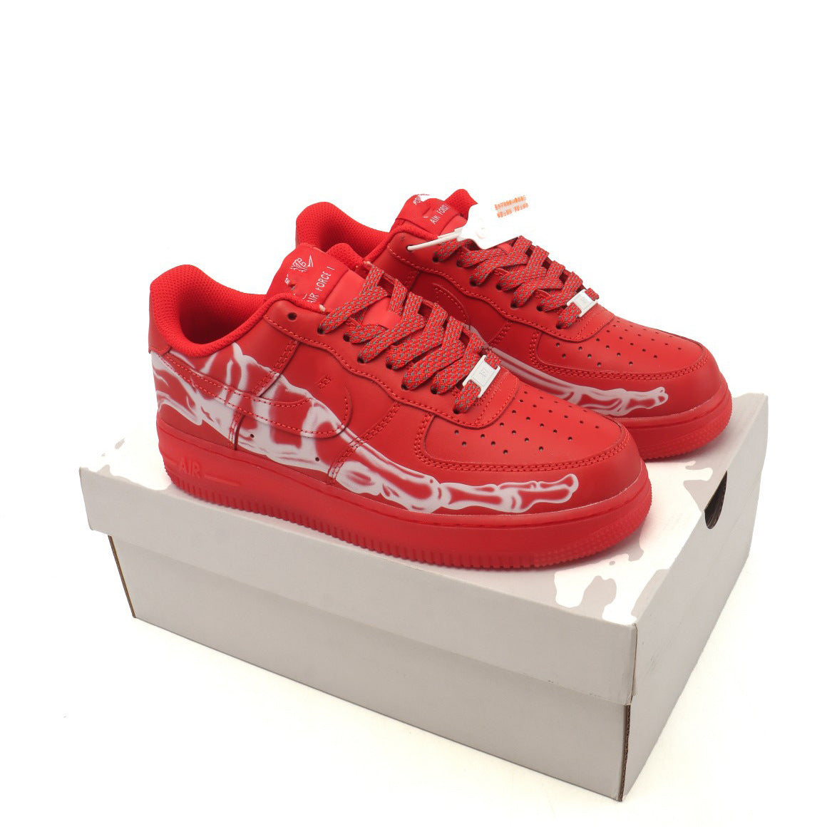 High-quality Air Force No.1 sneakers, women's thick-soled casual commuter white shoes, men's AF1 leather flat sports trendy shoes