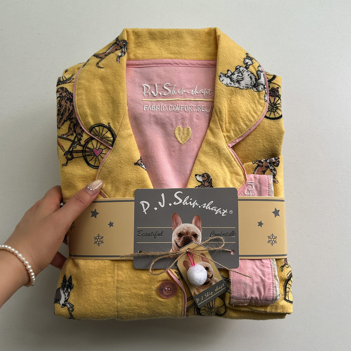 Strong push ~ foreign trade light luxury pjs pajamas spring and autumn sanded cotton pajamas women's long sleeves and pants loungewear pajama sets
