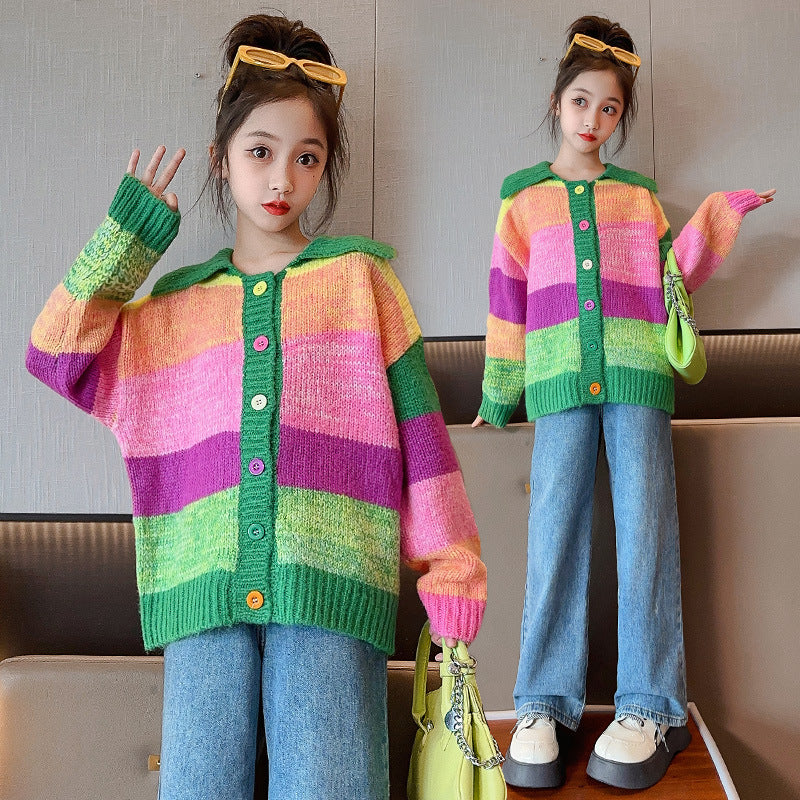 Girl's trendy sweater