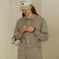 [Clearance Sale] Sweatshirt Set with Fleece, Women's Autumn/Winter Fashionable Casual Collared Sweatpants Sports Two-Piece Set