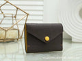 New Three-Fold Lao Huazi Classic European and American Fashion Style Women's Wallet, Coin Purse, Coin Purse 41938 Old Flower Card