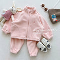 Sweet Xiaosi children's and girls' set, autumn/winter 2026 new little girl fleece jacket, children's fleece-lined warmth