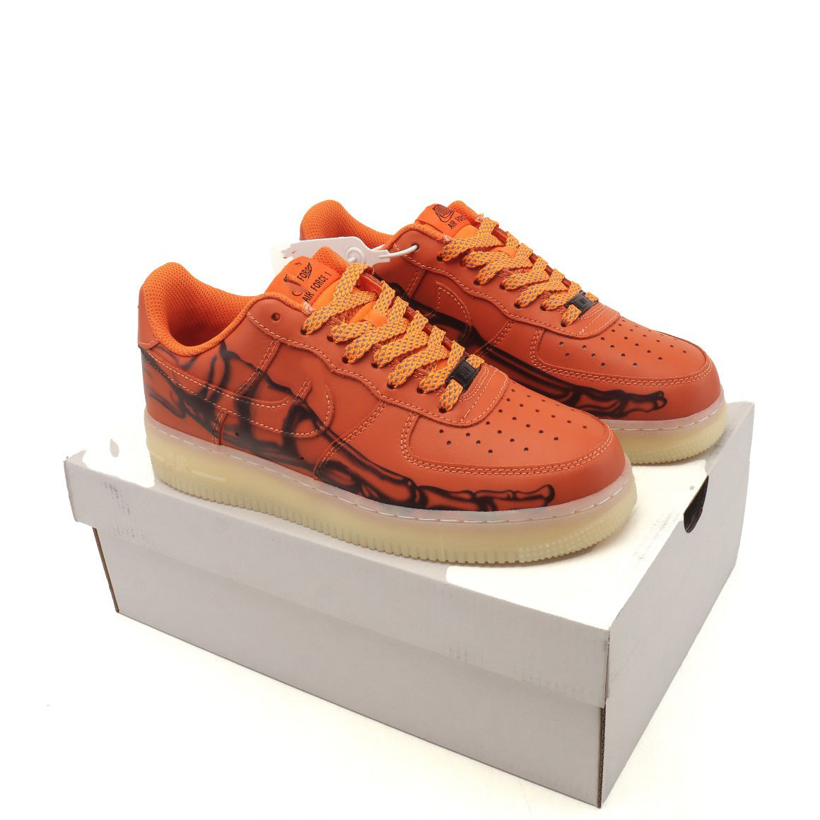 High-quality Air Force No.1 sneakers, women's thick-soled casual commuter white shoes, men's AF1 leather flat sports trendy shoes