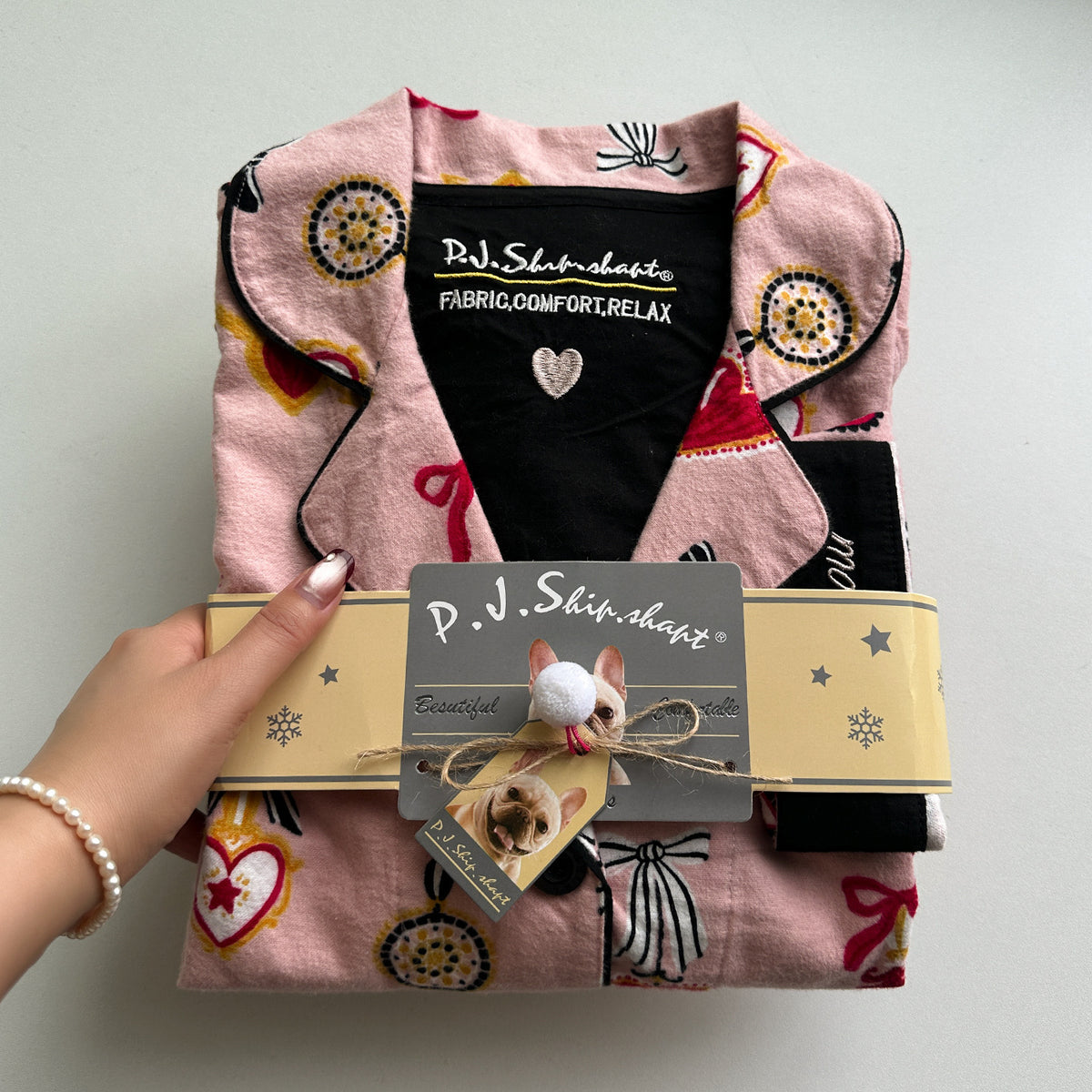 Strong push ~ foreign trade light luxury pjs pajamas spring and autumn sanded cotton pajamas women's long sleeves and pants loungewear pajama sets