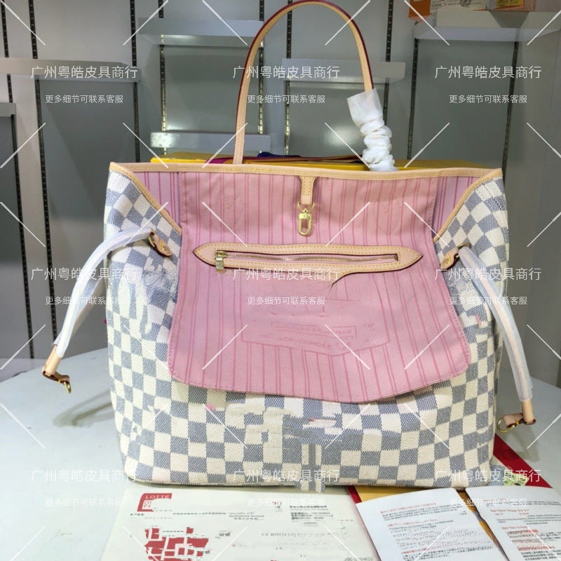 Foreign trade, cross-border e-commerce, Europe and the United States, LL, presbyopia, color-changing cowhide women's bag, one-shoulder hand-to-hand tote bag, shopping bag