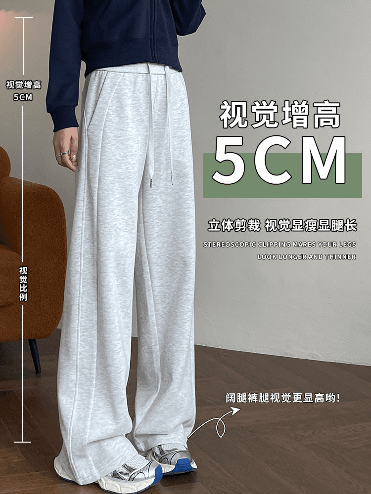 Gray sportswear women's autumn 2026 new women's Korean style casual petite sweatshirt jacket two-piece set