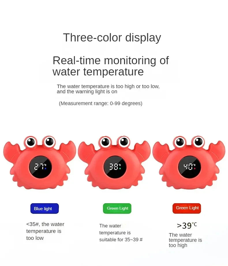Baby Bath Temperature LED Display Temperature Meter Floating Digital Water Baby Bath Temperature Meter Tester Safety Cartoon