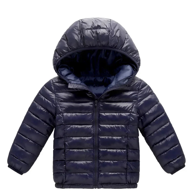 New Fashion Children Jacket Outerwear Boys and Girl Autumn Clothes Warm Down Hooded Coat Teenage Parka Kids Winter Clothing