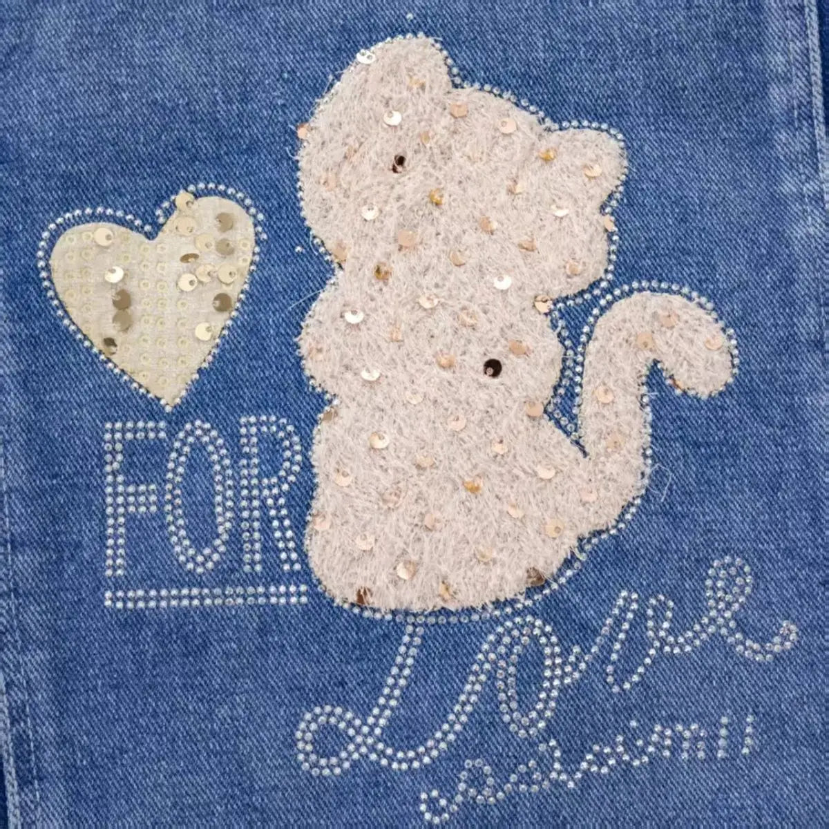 Kids Denim Jacket New Spring Autumn Girls Fashion Bow Bright Diamond Design Lapel Jean Coat Children Outerwear Clothing 2-12 Yrs
