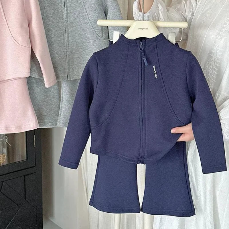 New Spring Autumn Baby Clothes Suit Children Girls Jacket Pants 2Pcs/Sets Infant Clothing Toddler Casual Costume Kids Tracksuits