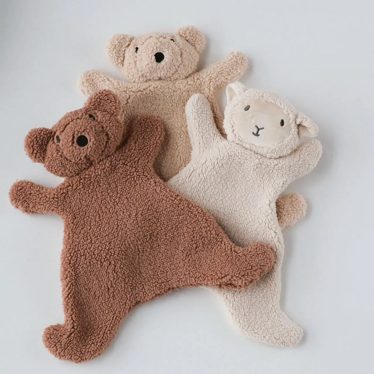 Baby Soothing Doll for Newborn Accessories Photography Props Cute Bear Baby Sleeping Doll Baby Care Soft Plush Dolls