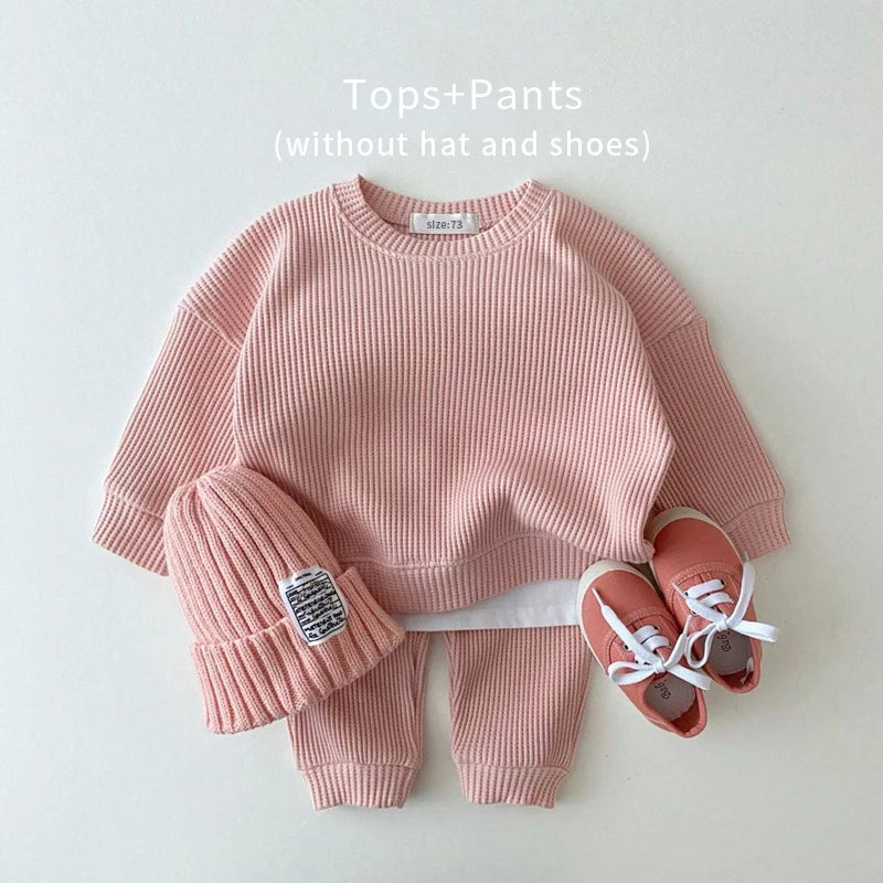 Baby's long sleeve Tracksuit Tops+Pants