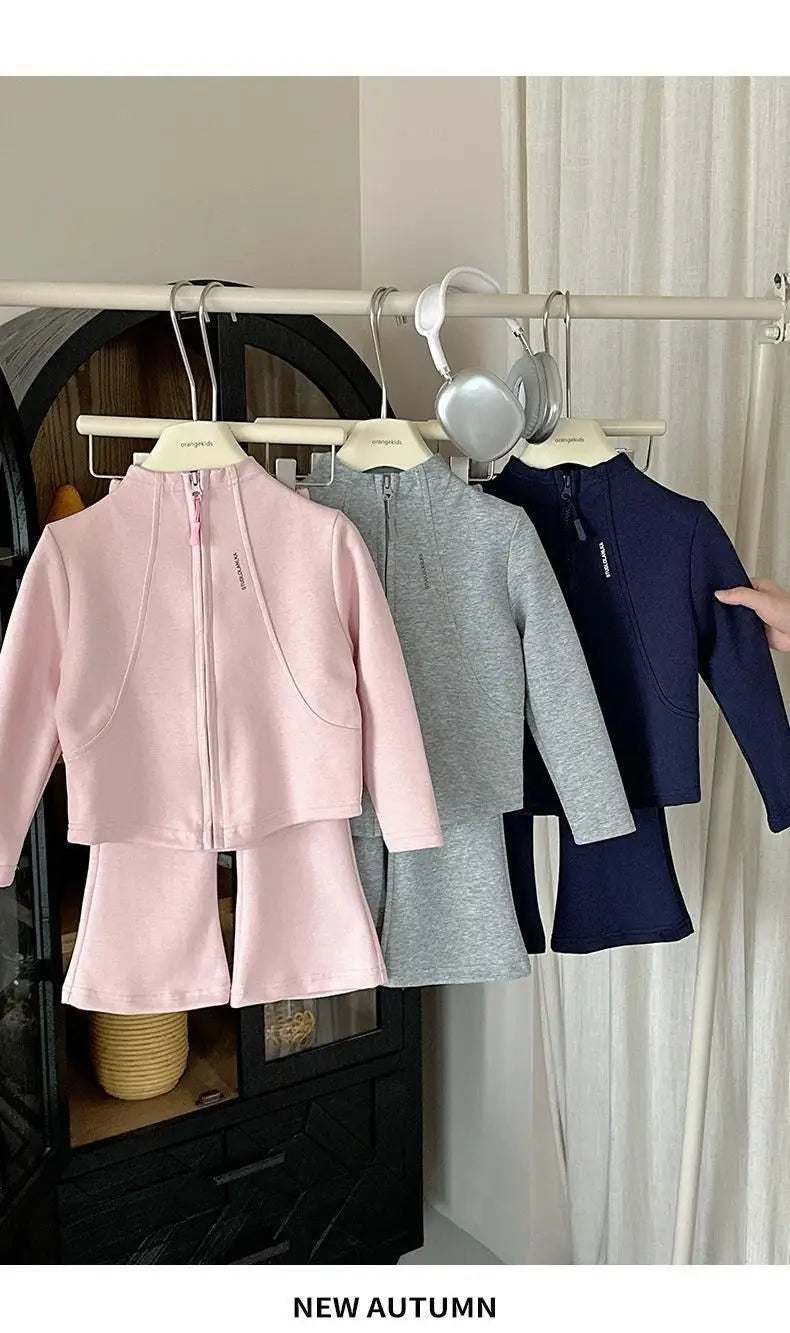 New Spring Autumn Baby Clothes Suit Children Girls Jacket Pants 2Pcs/Sets Infant Clothing Toddler Casual Costume Kids Tracksuits