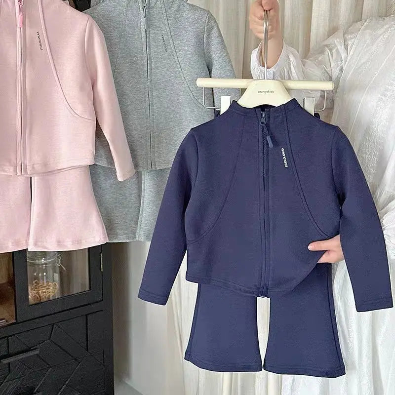 New Spring Autumn Baby Clothes Suit Children Girls Jacket Pants 2Pcs/Sets Infant Clothing Toddler Casual Costume Kids Tracksuits