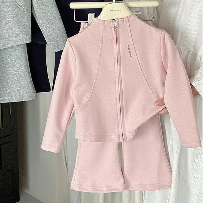 New Spring Autumn Baby Clothes Suit Children Girls Jacket Pants 2Pcs/Sets Infant Clothing Toddler Casual Costume Kids Tracksuits