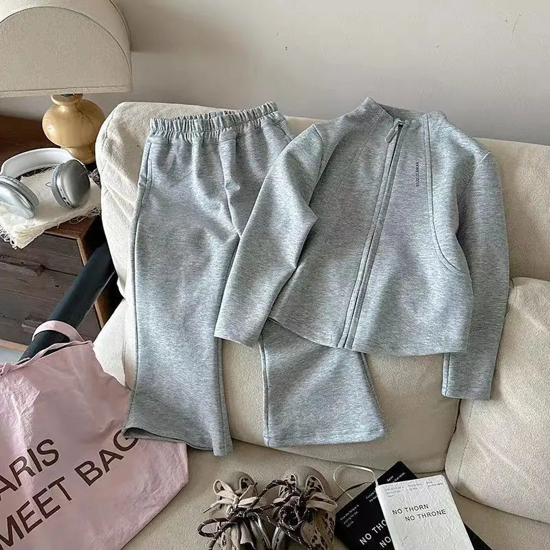 New Spring Autumn Baby Clothes Suit Children Girls Jacket Pants 2Pcs/Sets Infant Clothing Toddler Casual Costume Kids Tracksuits