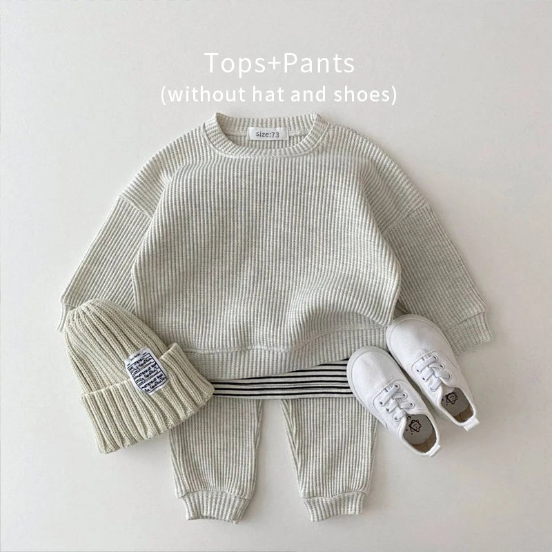 Baby's long sleeve Tracksuit Tops+Pants