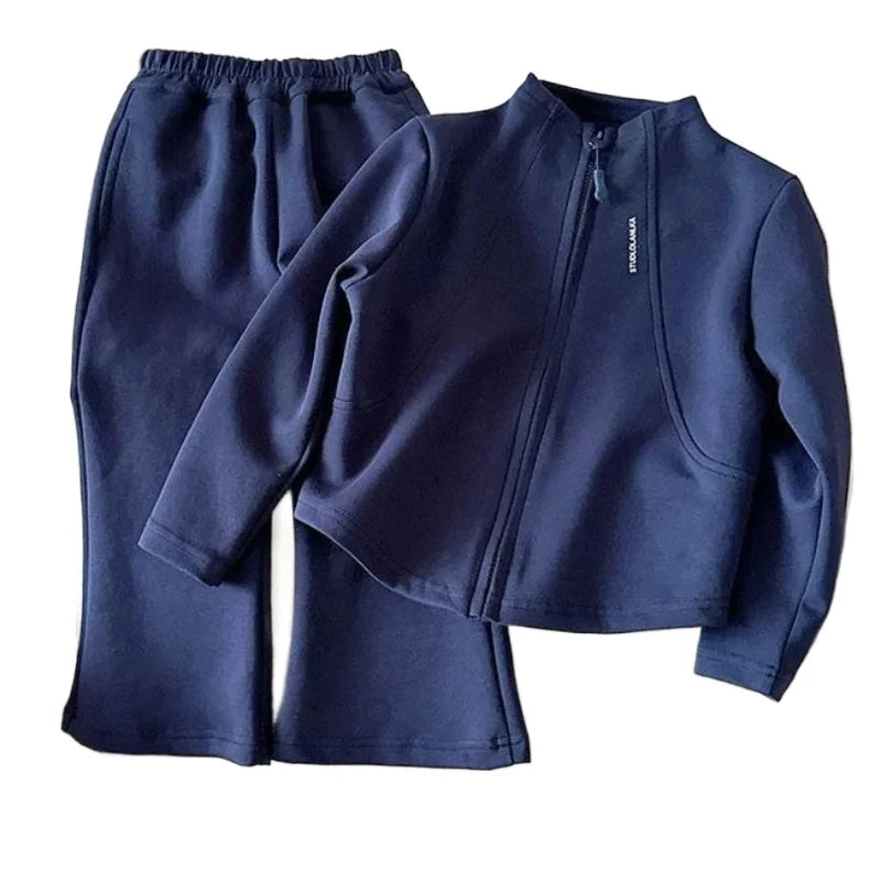 New Spring Autumn Baby Clothes Suit Children Girls Jacket Pants 2Pcs/Sets Infant Clothing Toddler Casual Costume Kids Tracksuits